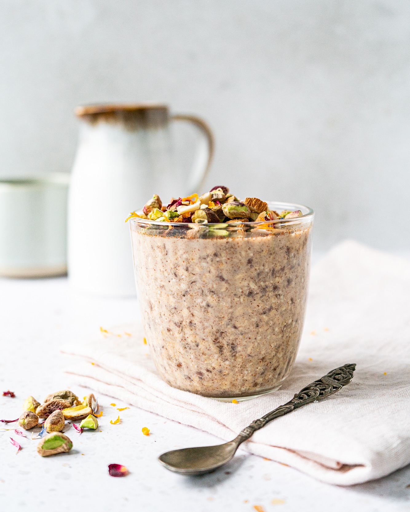 Baklava Inspired Overnight Oats