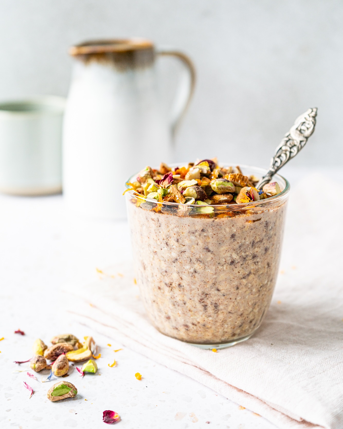 Baklava Inspired Overnight Oats