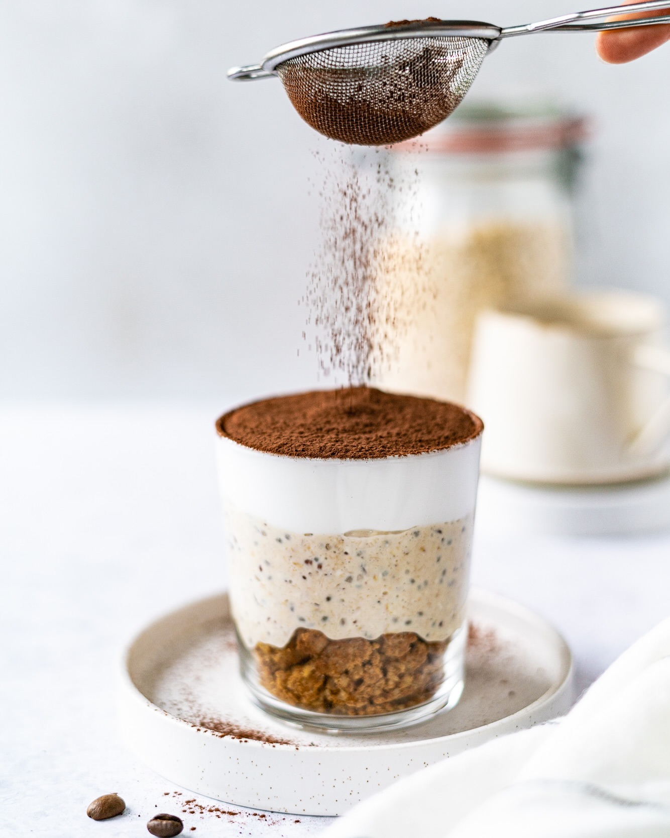 Creamy Tiramisu-Inspired Overnight Oats