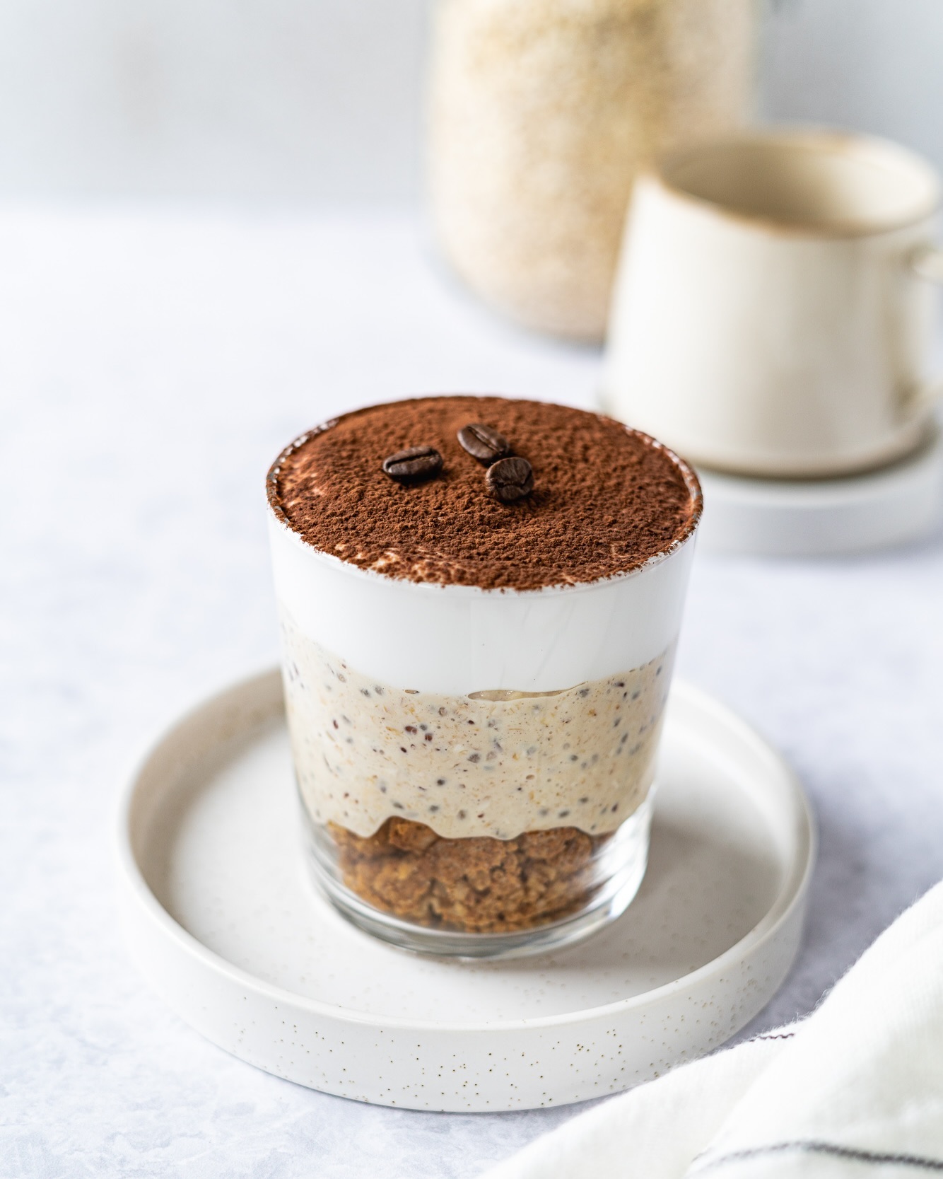 Creamy Tiramisu-Inspired Overnight Oats