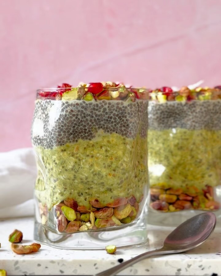 Pistachio Flavored Overnight Oats