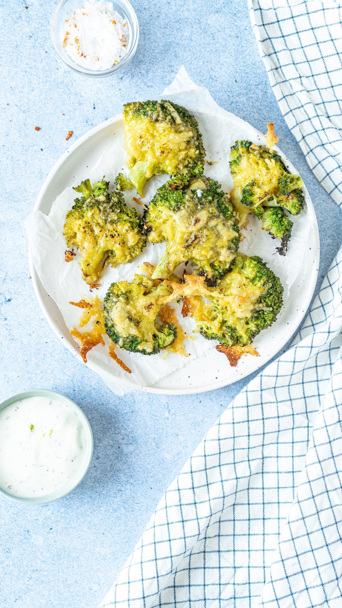 Crispy Oven-Baked Smashed Broccoli
