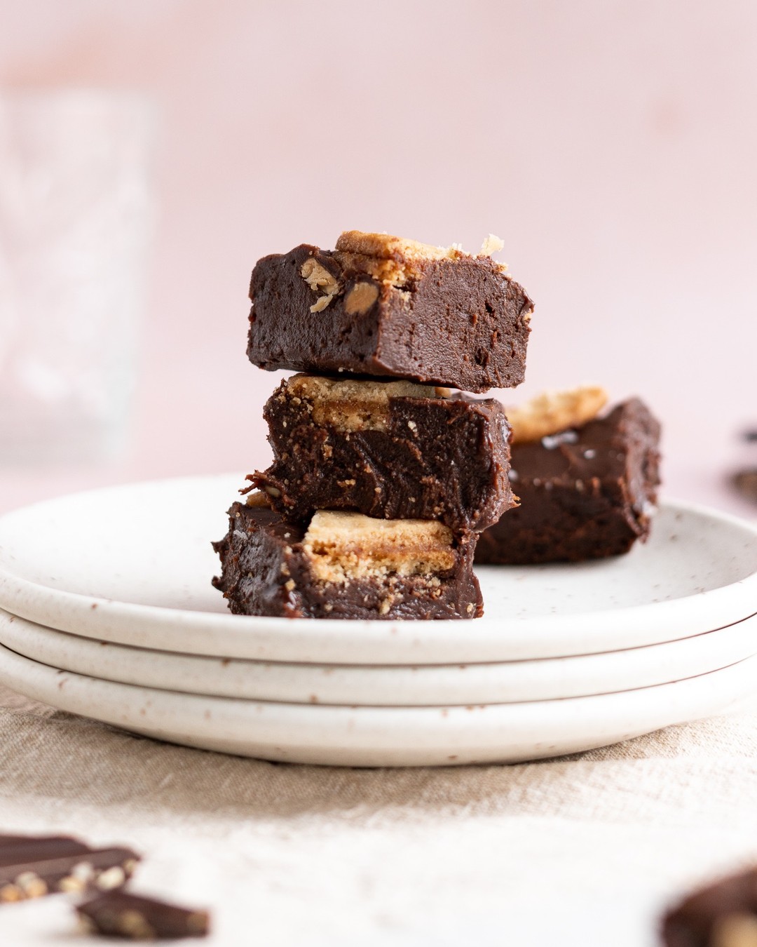 Vegan Almond Sea Salt Fudge