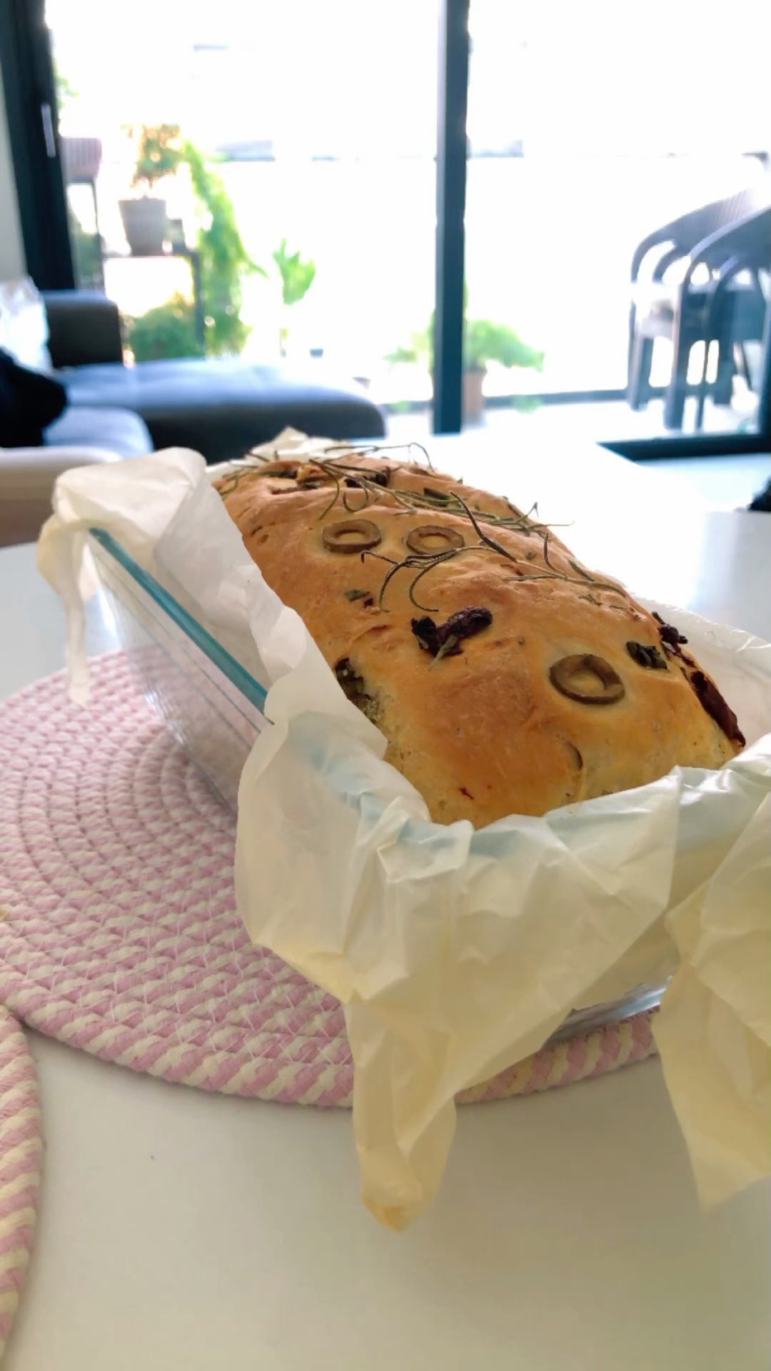 Olive and Rosemary Bread