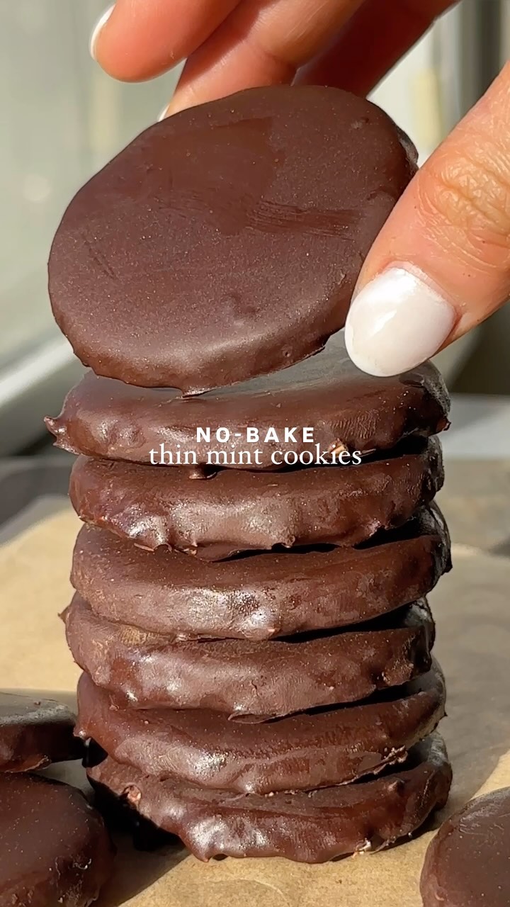 Homemade No-Bake Thin Mints