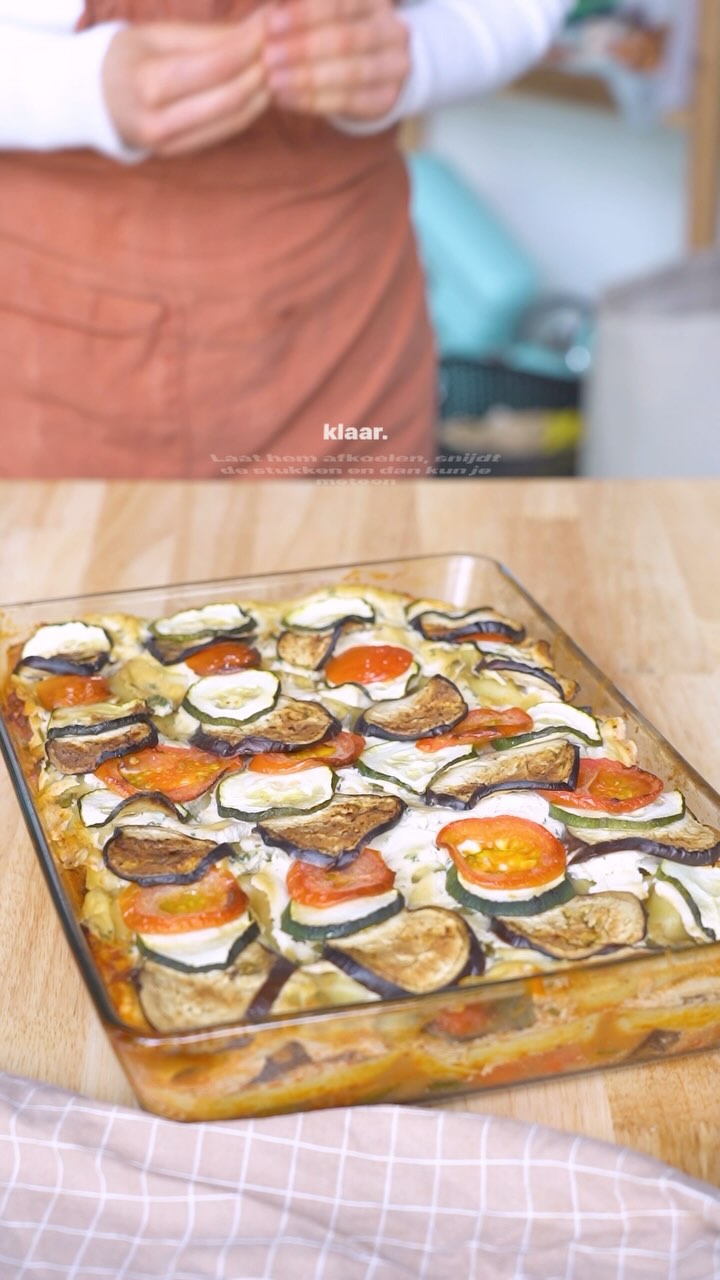 Protein-Rich Vegan Ratatouille Lasagna