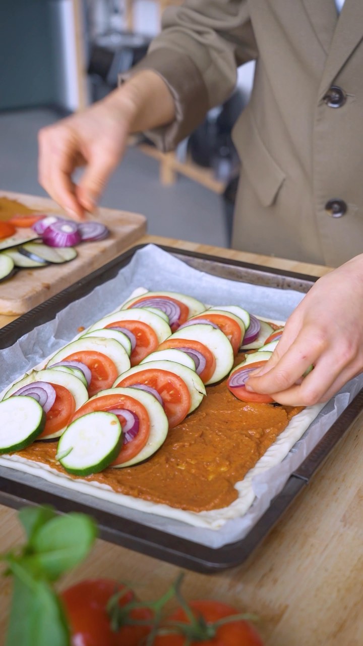 Vegan Ratatouille Sheet Tart