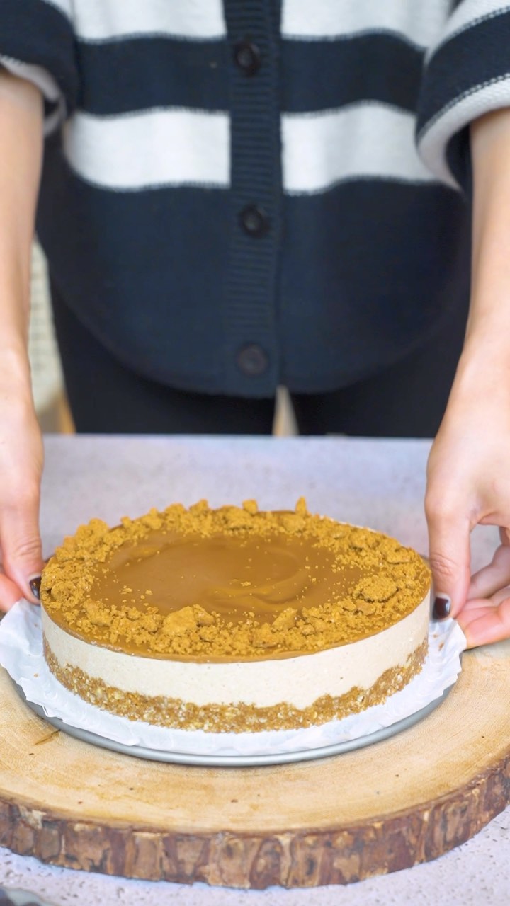 No-Bake Vegan Speculaas Cheesecake