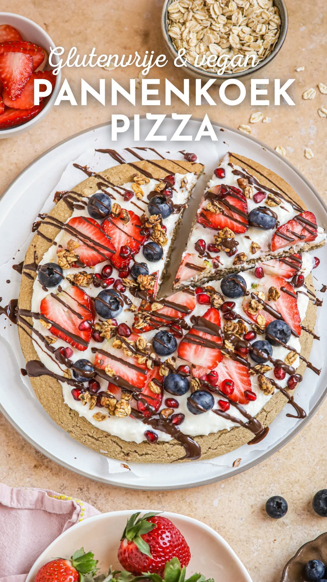 Gluten-Free Vegan Pancake Pizza