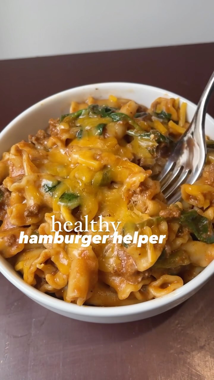 Healthier Homemade Hamburger Helper