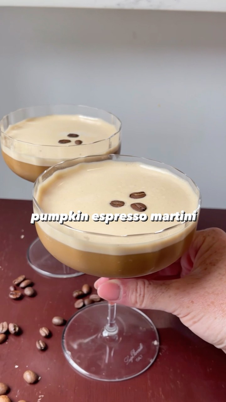 Pumpkin Espresso Martini Cocktail