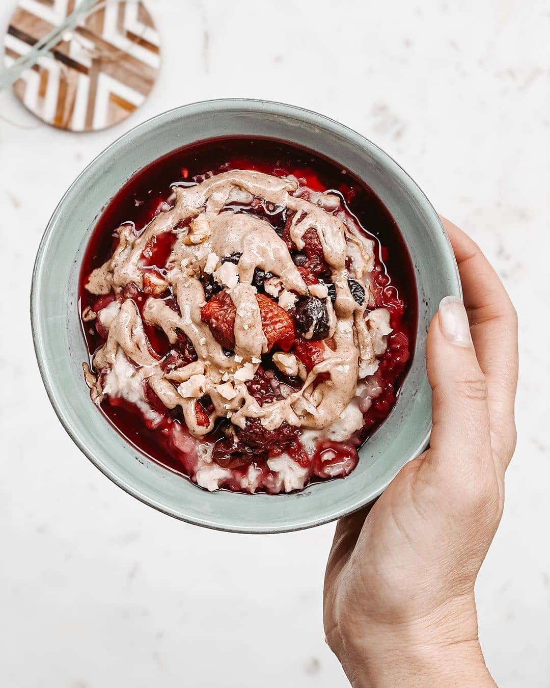 Yummy Berry Protein Oats
