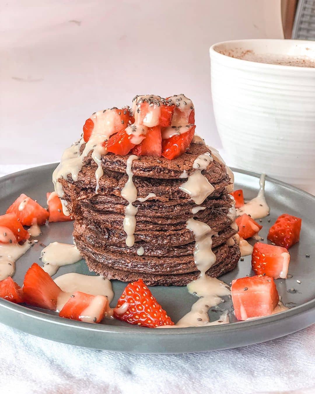 Delicious Proat Pancakes Stack