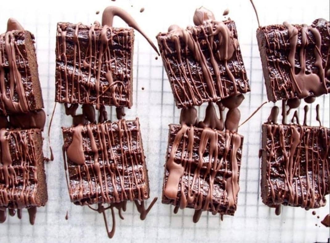 Pumpkin Brownies with Almond and Cacao