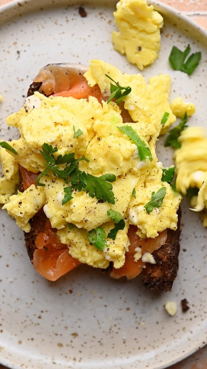 Smoked Salmon Egg Toast