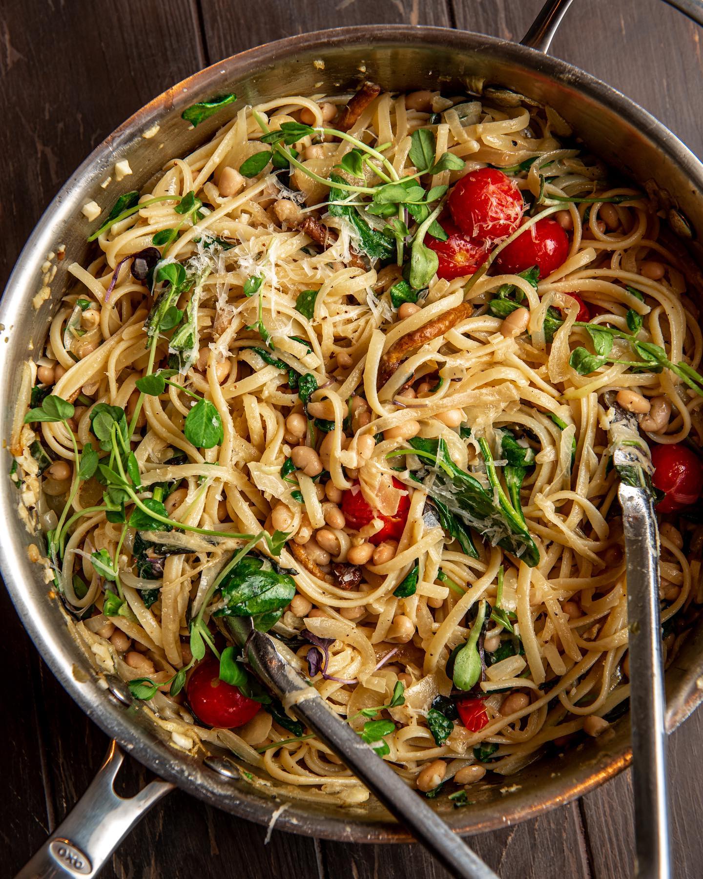 Vegan Linguine with Onions