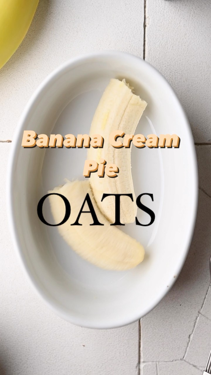 Banana Cream Pie Overnight Oats