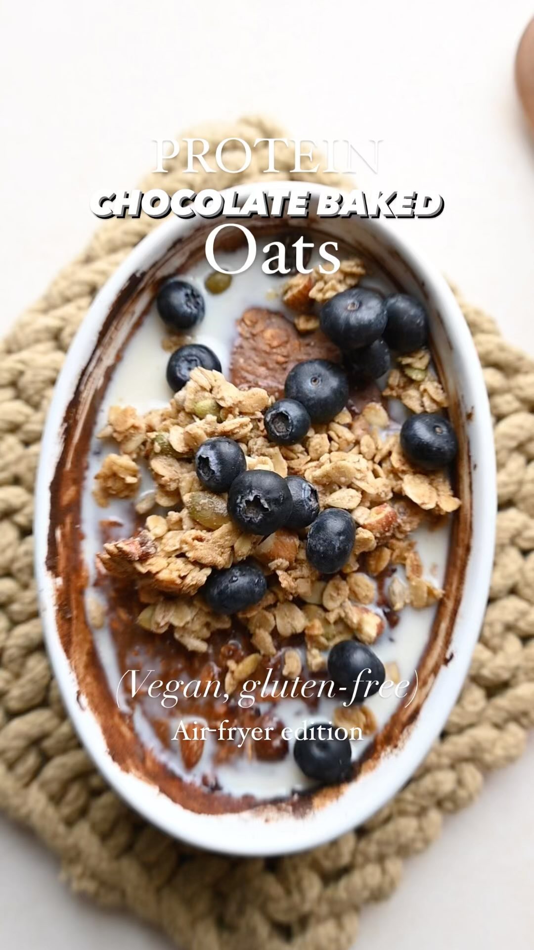 Chocolate Baked Protein Oats