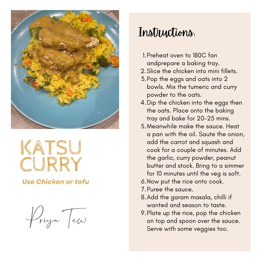 Easy Katsu Curry with Chicken or Tofu