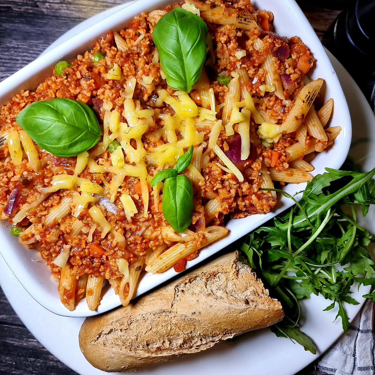 Tomato Ketchup Pasta Bake