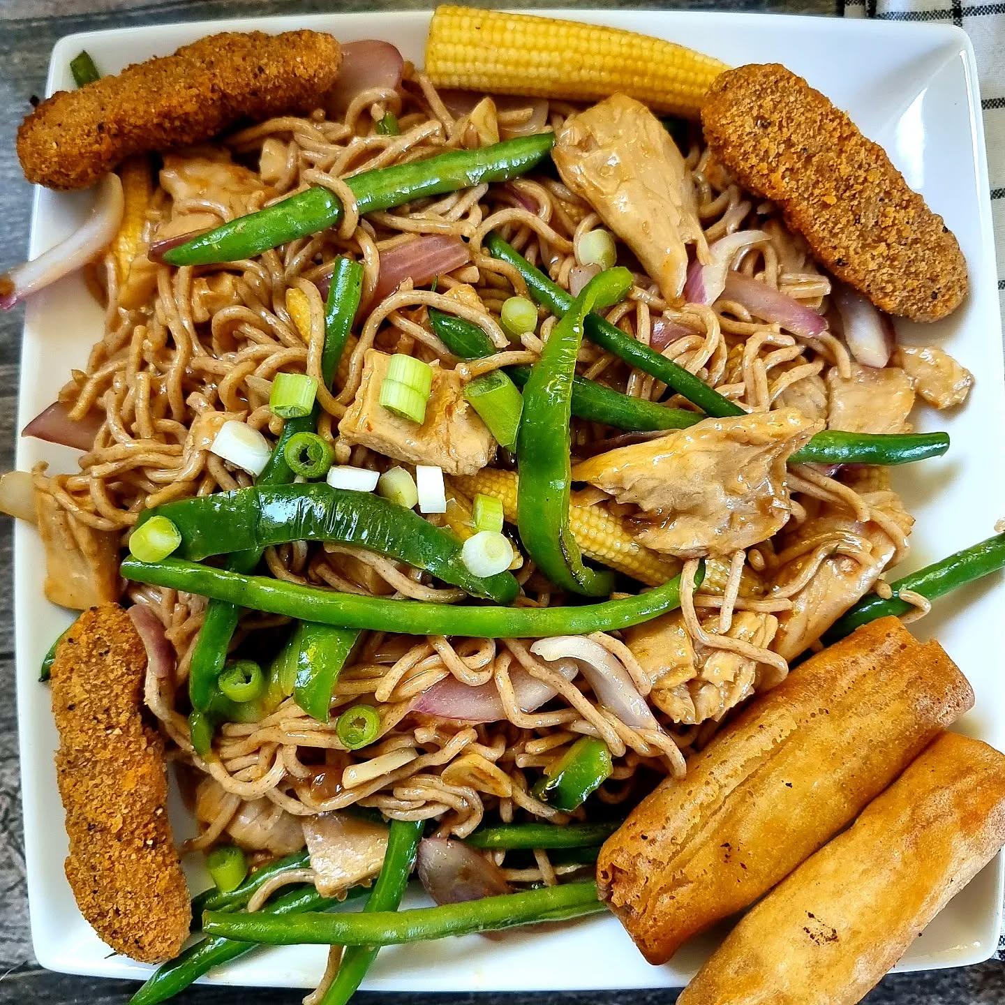 Vegan No Chicken Chow Mein