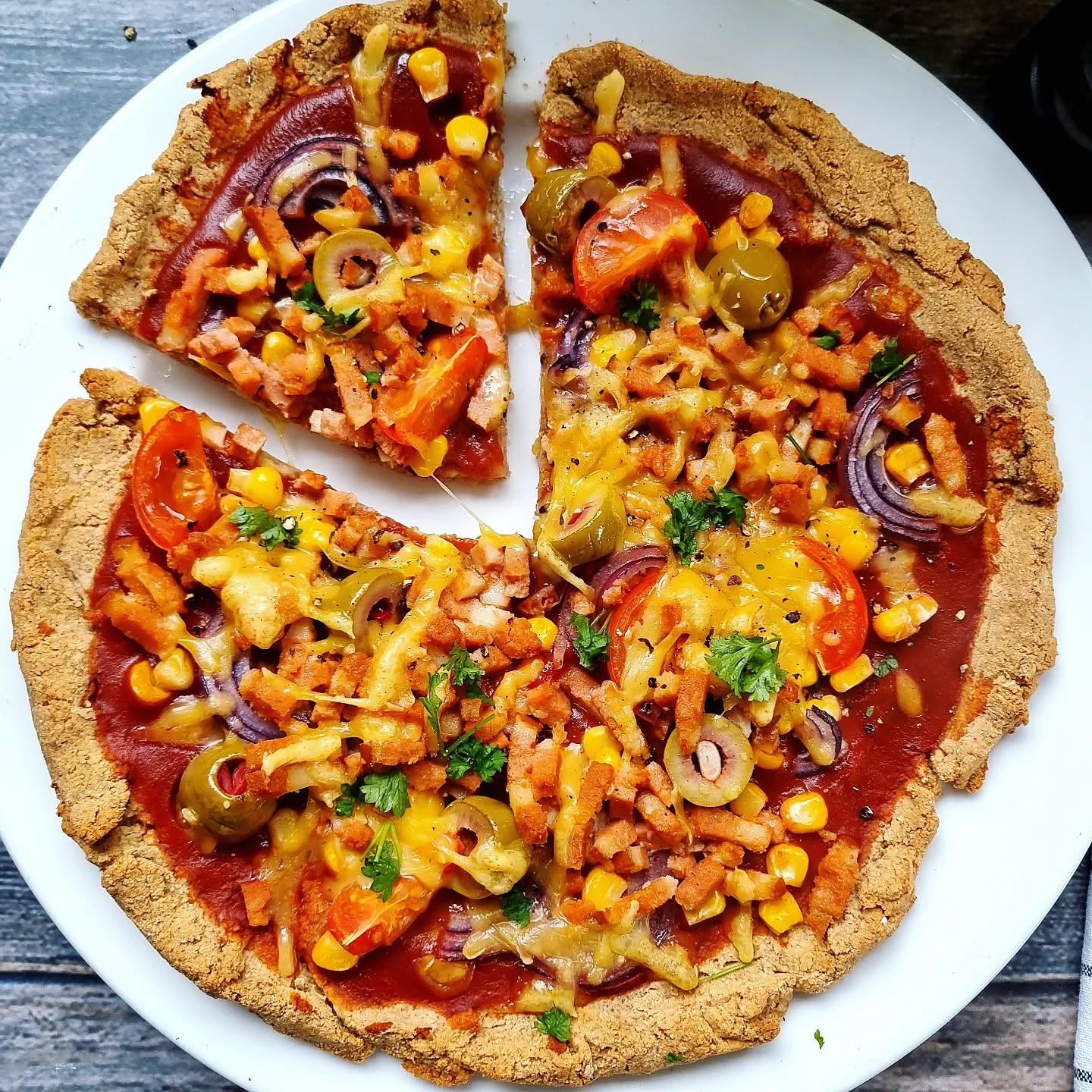 20-Minute High-Protein Vegan Pizza