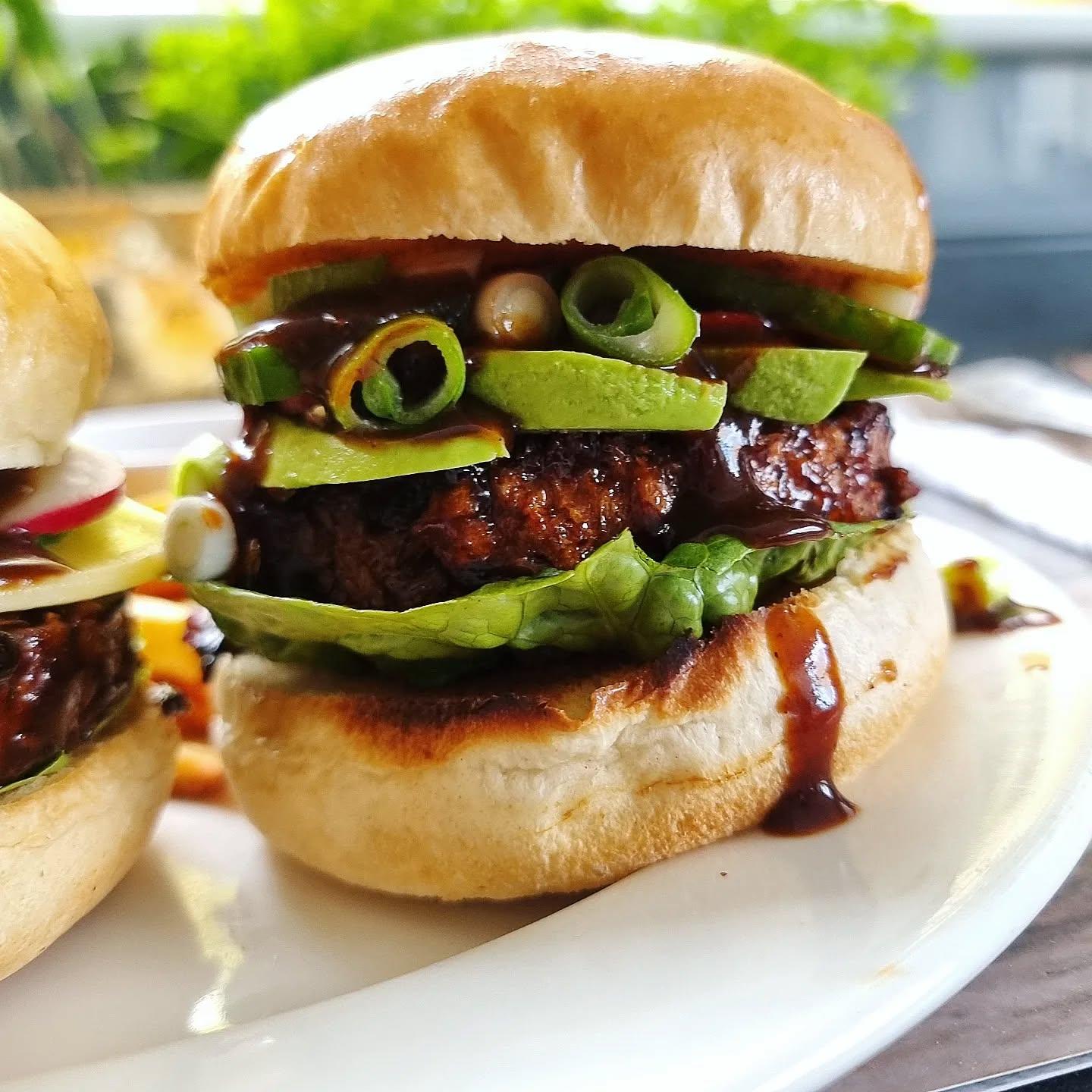 Vegan Hoisin No Duck Burgers