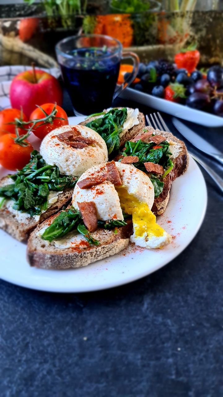 Homemade Vegan Poached Egg