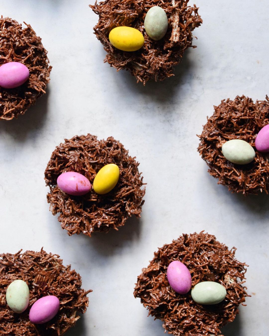 Vegan Three-Ingredient Chocolate Nests