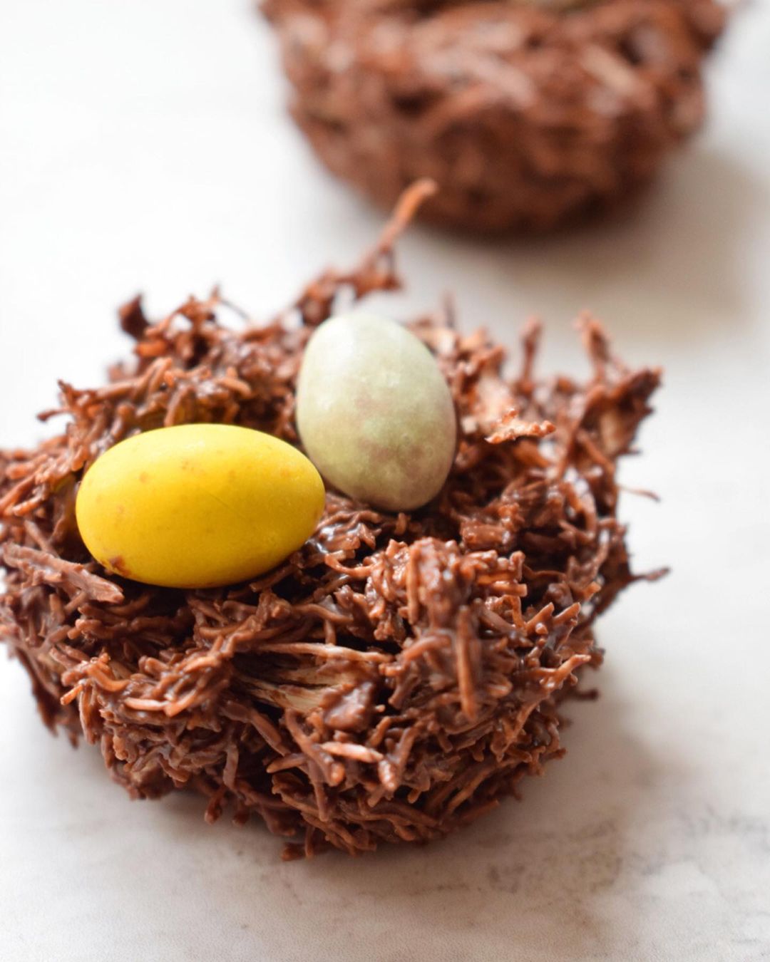 Vegan Three-Ingredient Chocolate Nests