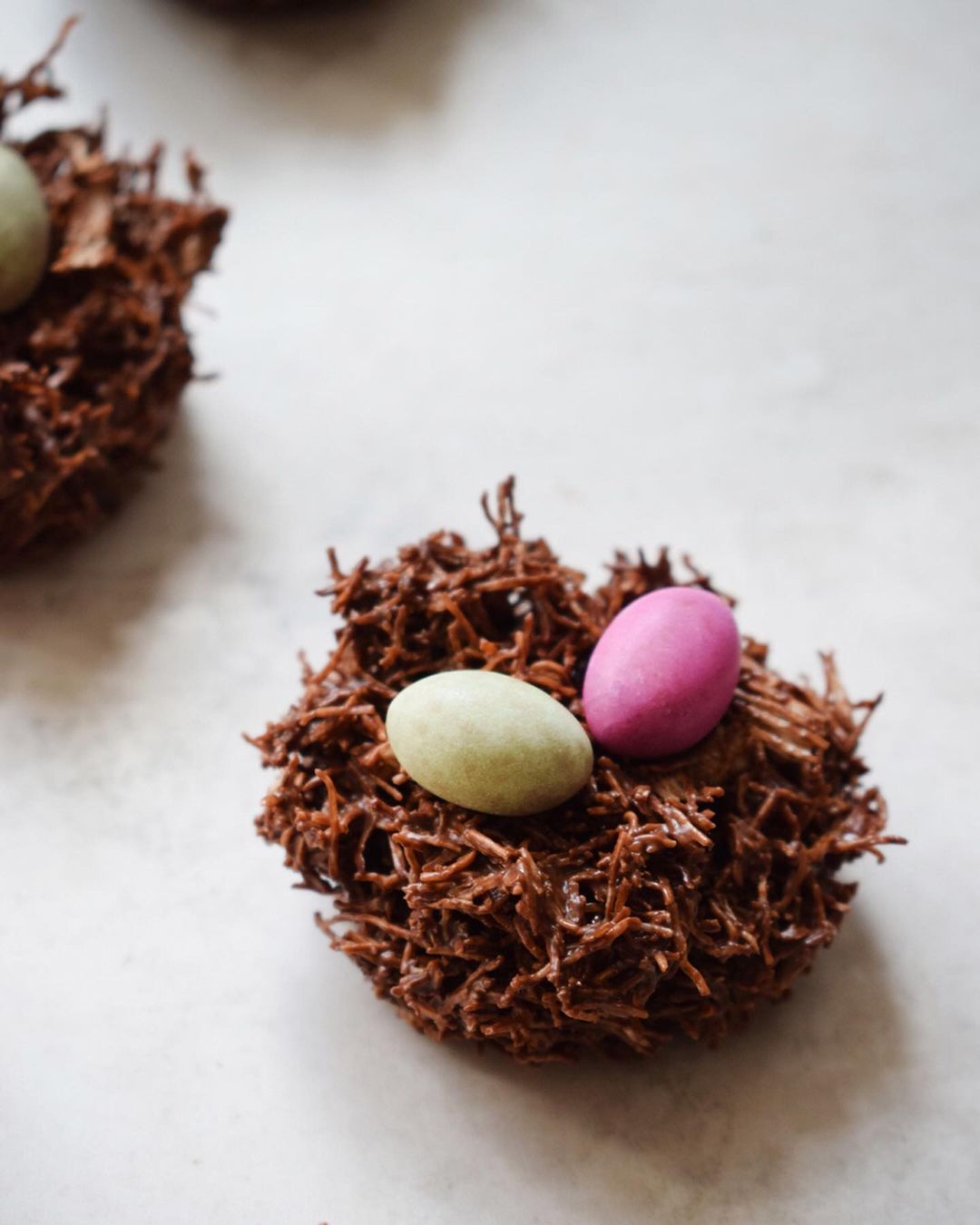 Vegan Three-Ingredient Chocolate Nests