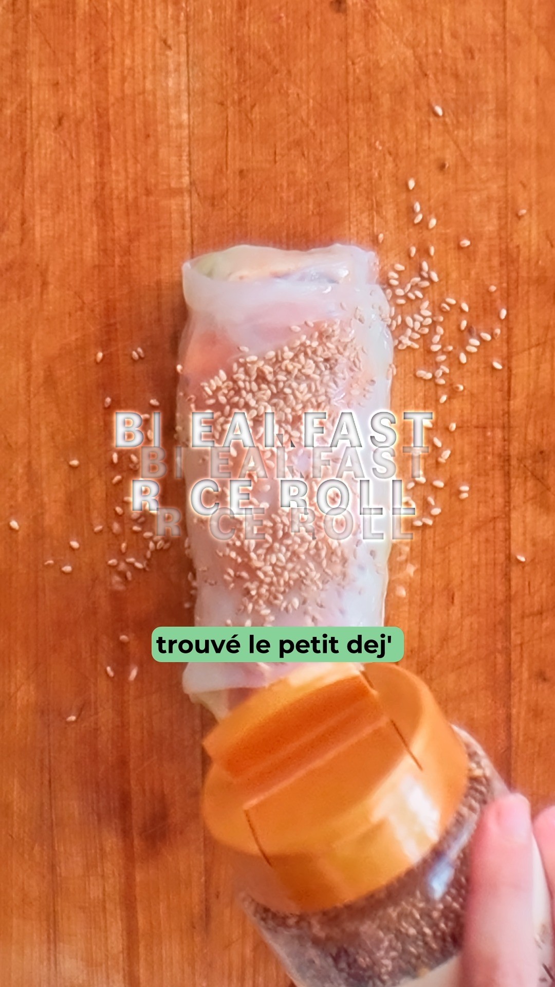 Vegan Breakfast Rice Paper Rolls