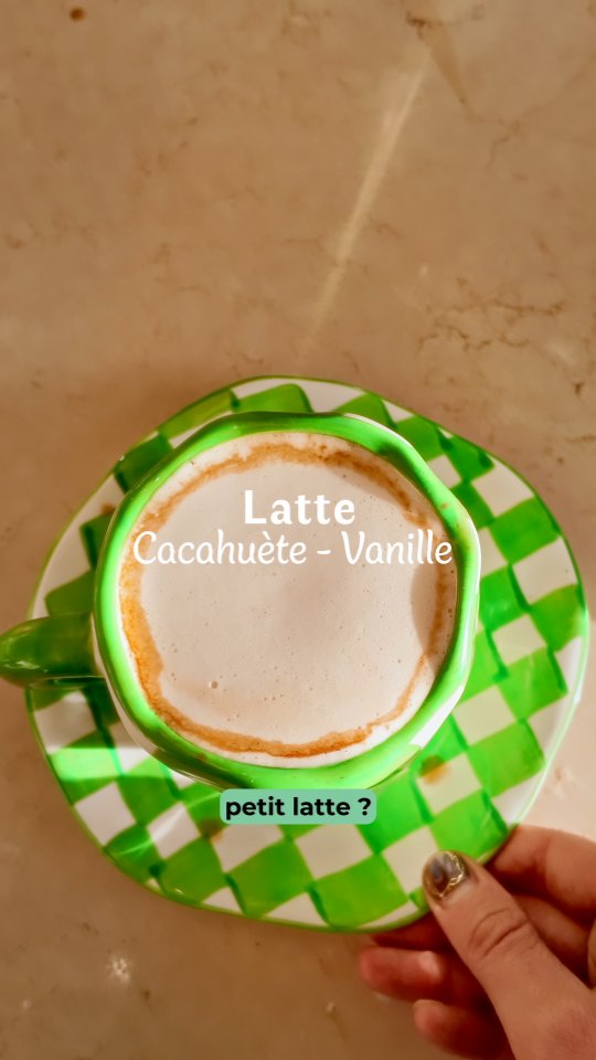Peanut Butter Vanilla Latte
