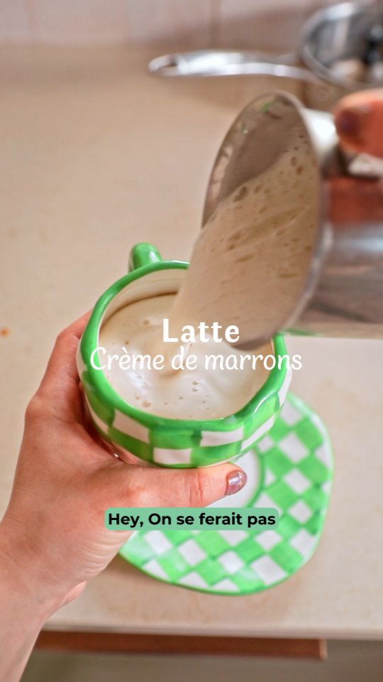 Easy Chestnut Cream Latte Drink