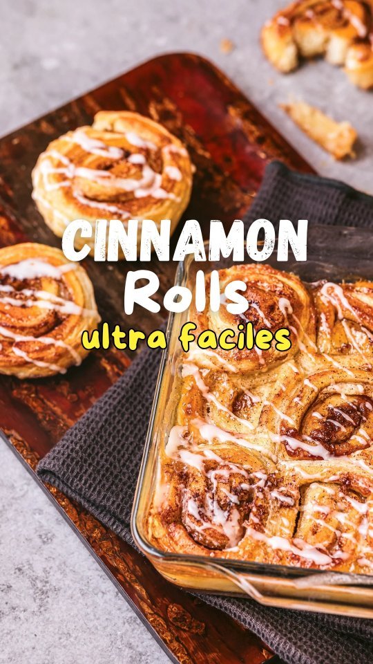 Easy Cinnamon Rolls with Puff Pastry