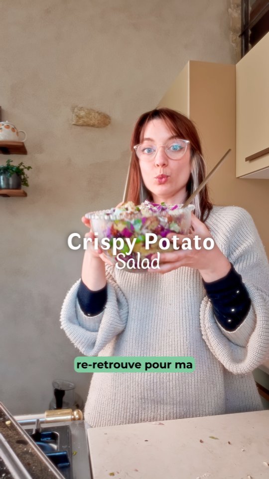 Vegan Crispy Potato Salad