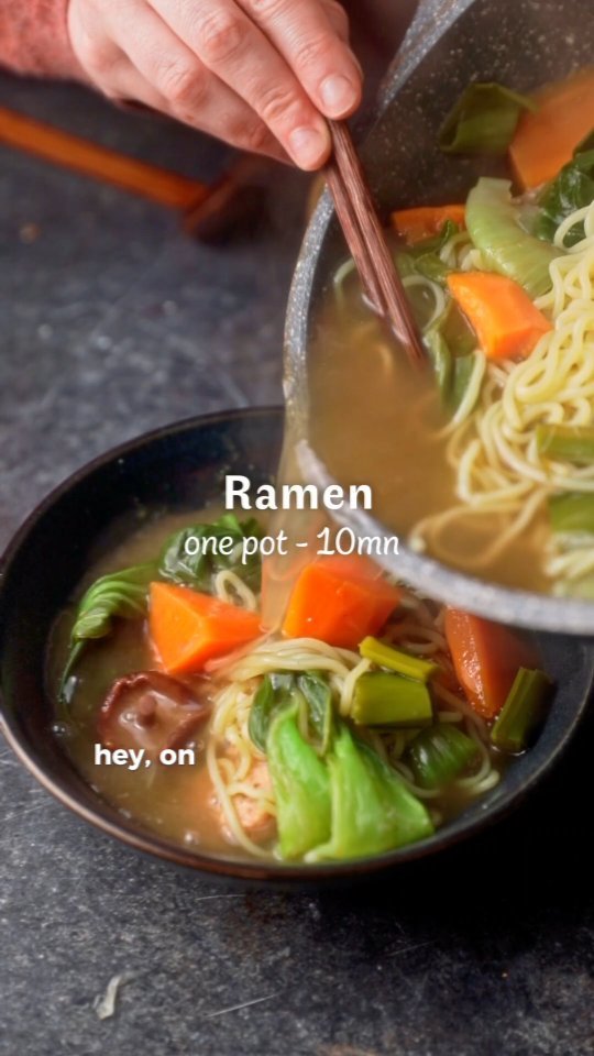 Quick One-Pot Vegan Ramen