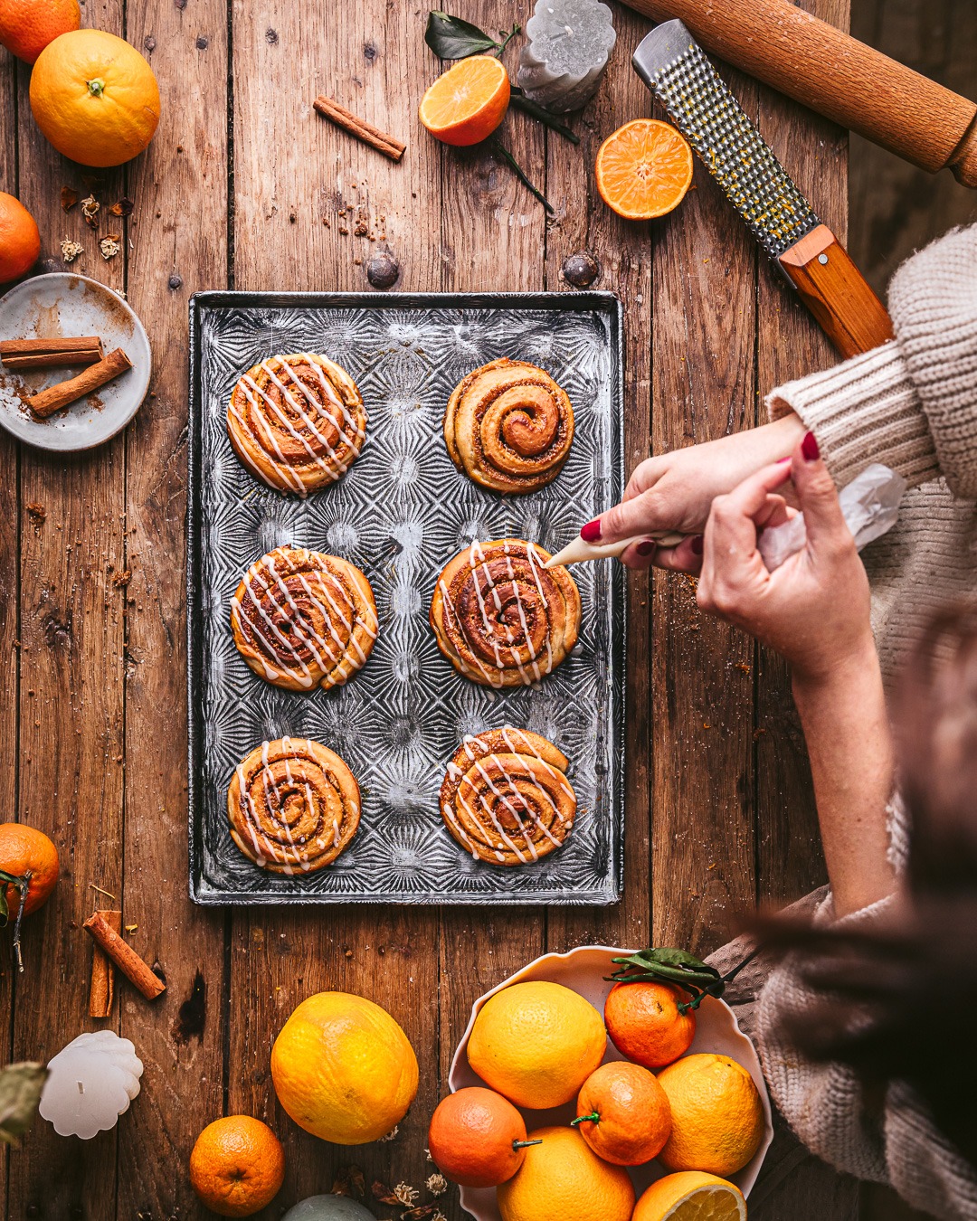 Vegan Orange Cinnamon Rolls