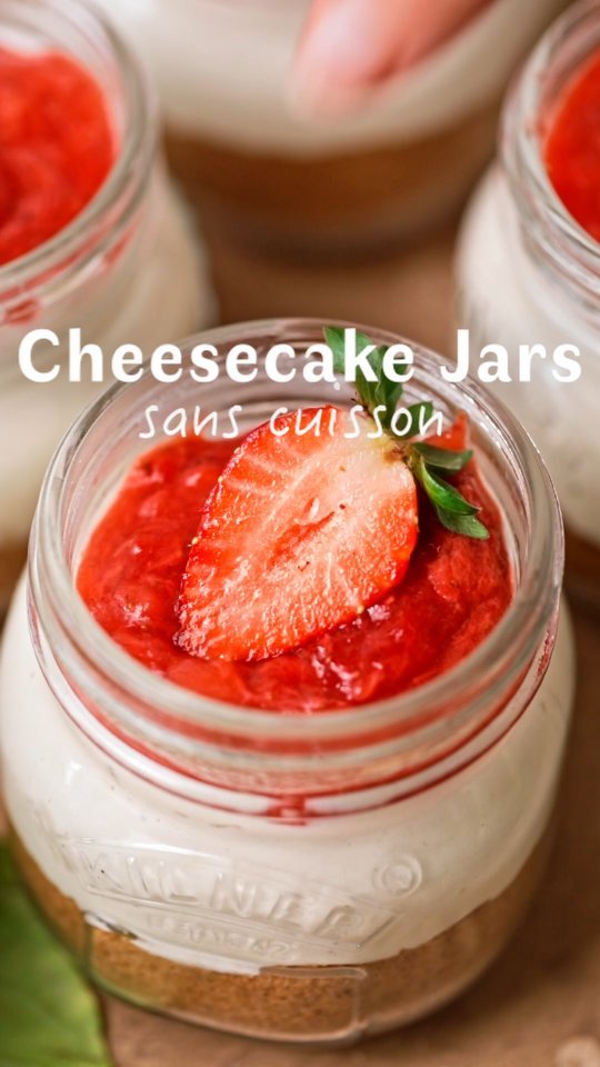 No-Bake Cheesecake in Jars