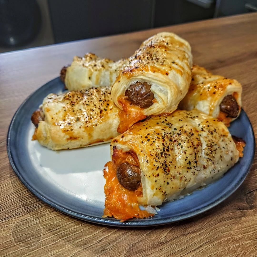 Sausage Bean and Cheese Rolls