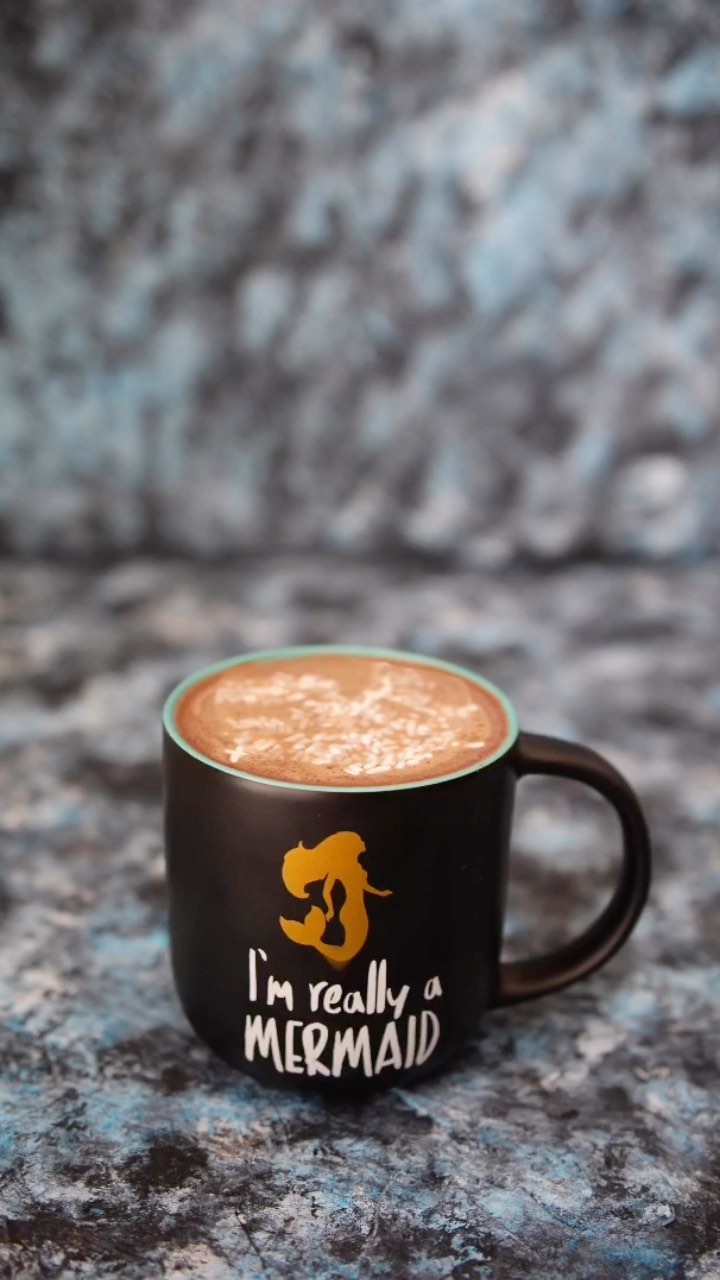 Vegan Chocolate Mermaid Drink