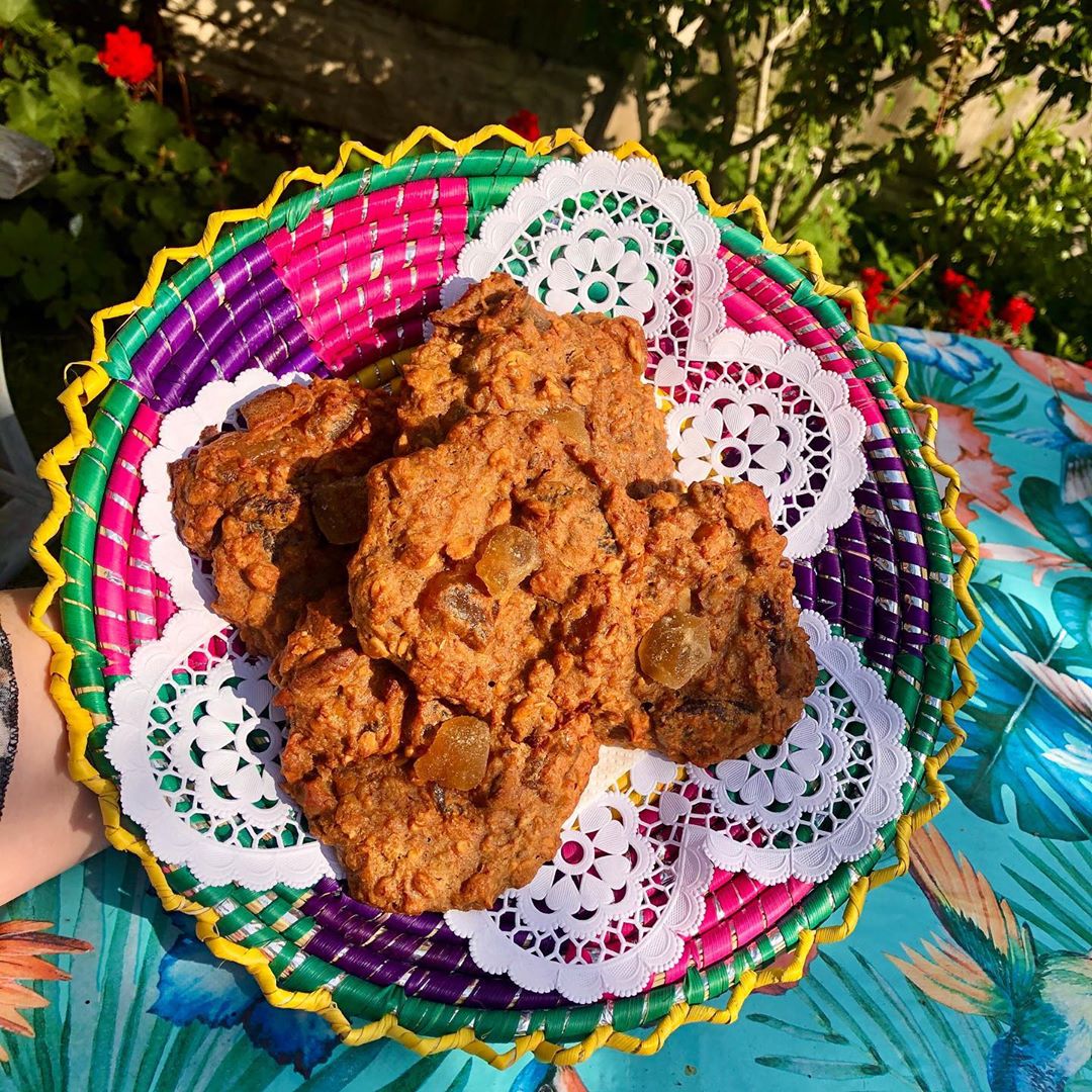 Banana Cake Drops and Bars
