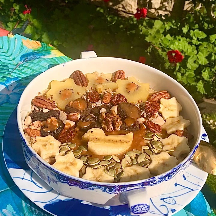 Vegan Maple Peanut Butter Porridge