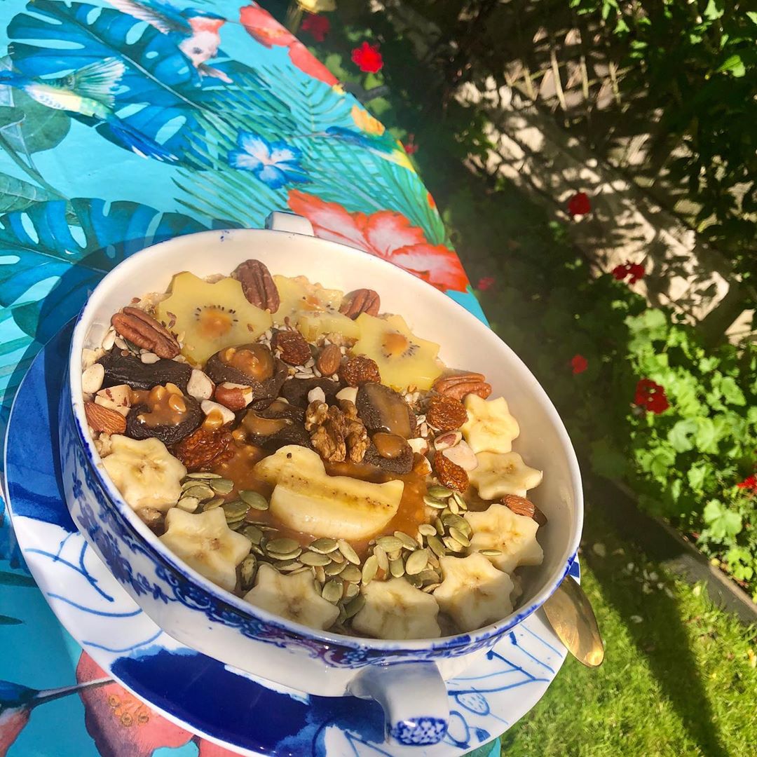 Vegan Maple Peanut Butter Porridge