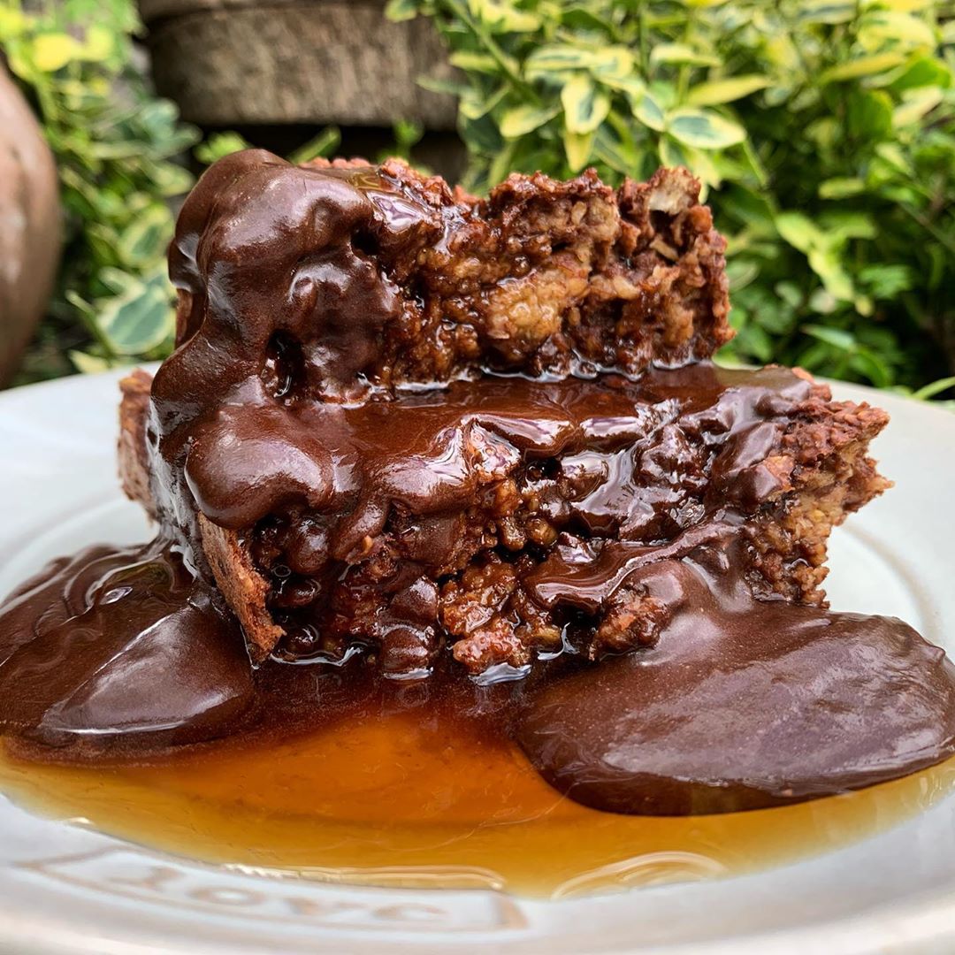 Chocolate Orange Baked Oats for Breakfast