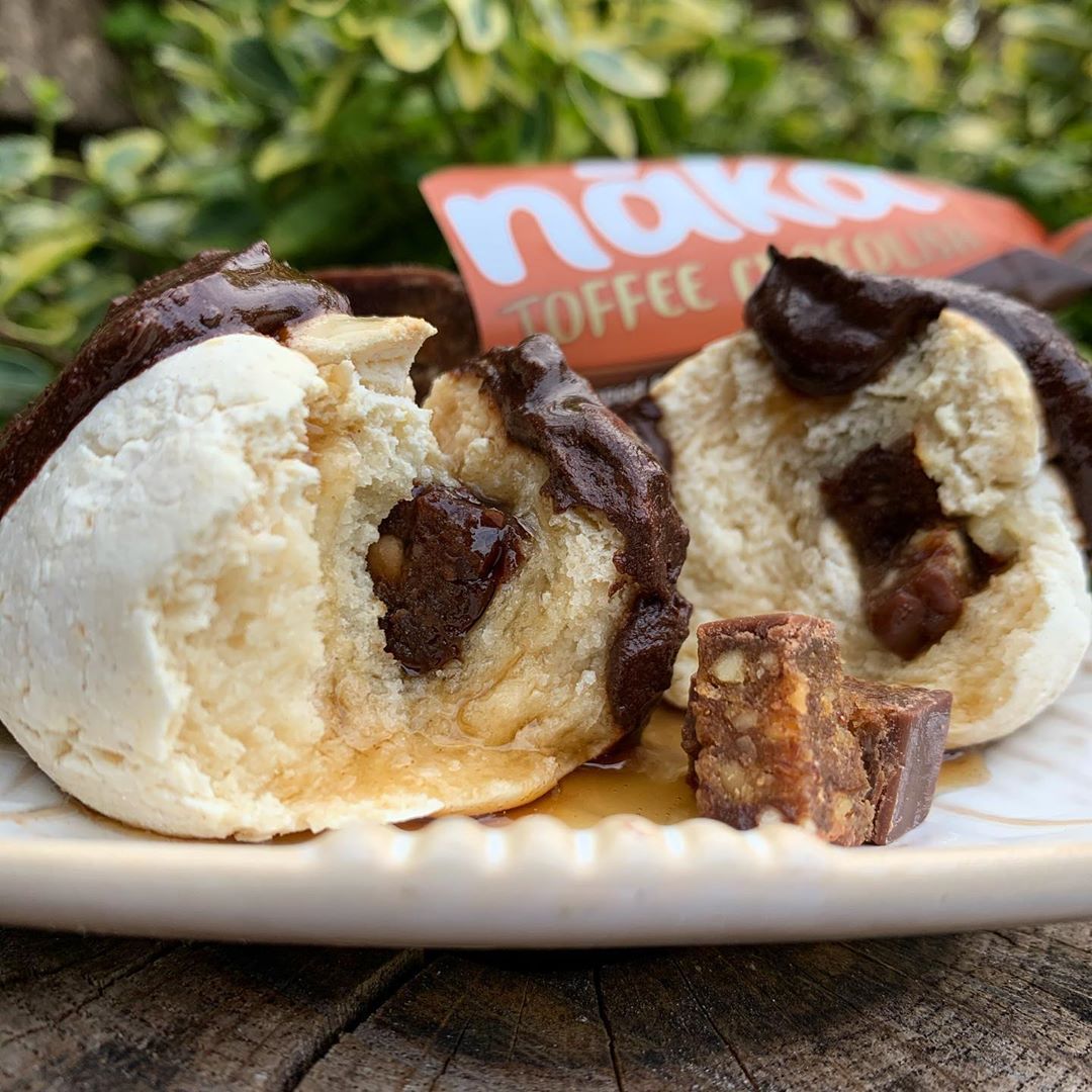 Toffee Chocolate Dough Balls