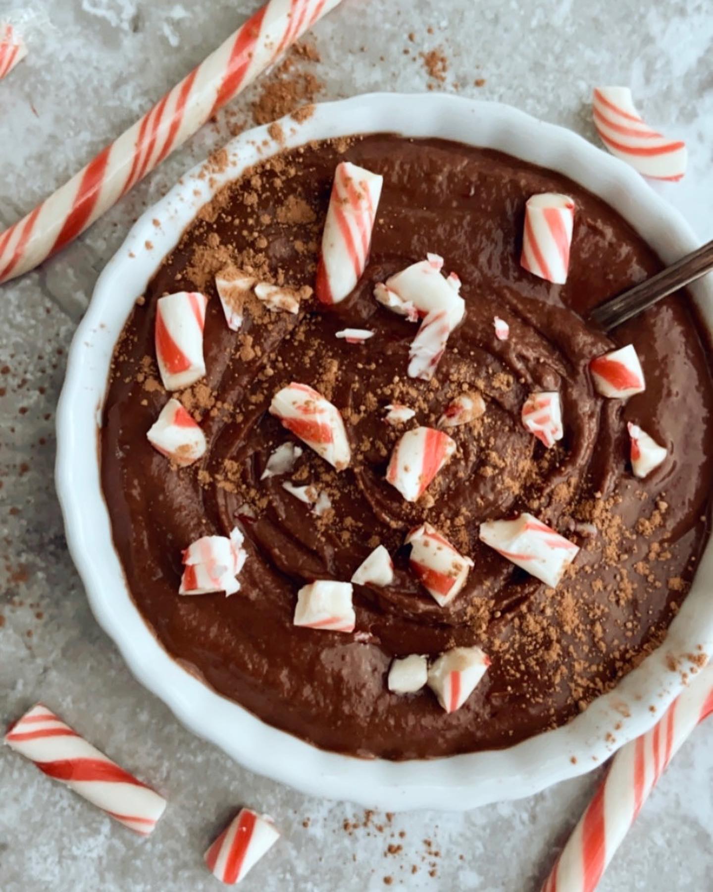Cacao Almond Butter Purple Sweet Potato Pudding