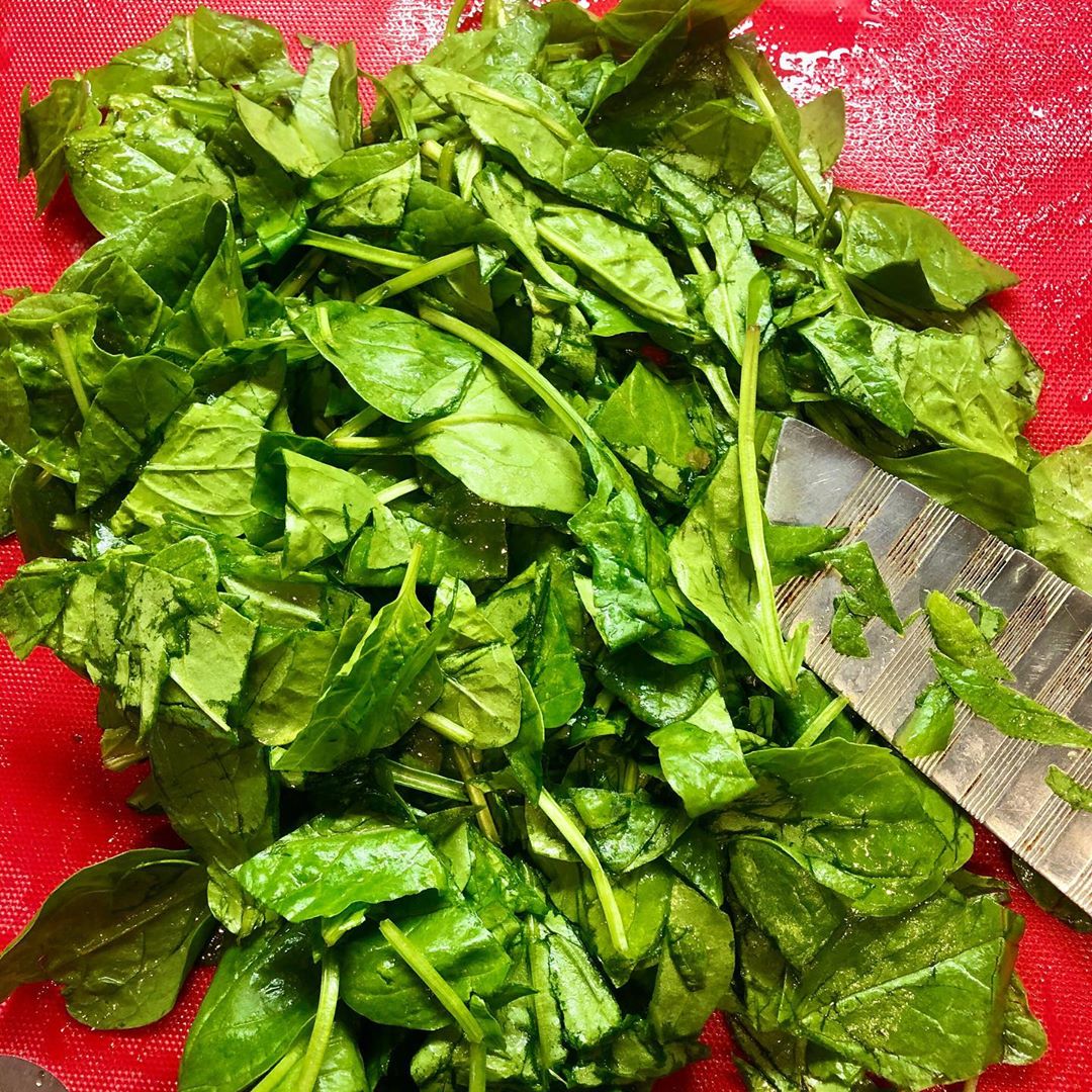Vegan Chicken Mushroom Spinach Pasta