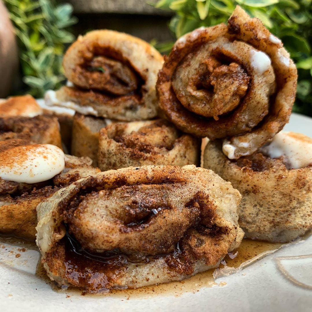 Cinnamon Roll Pancakes