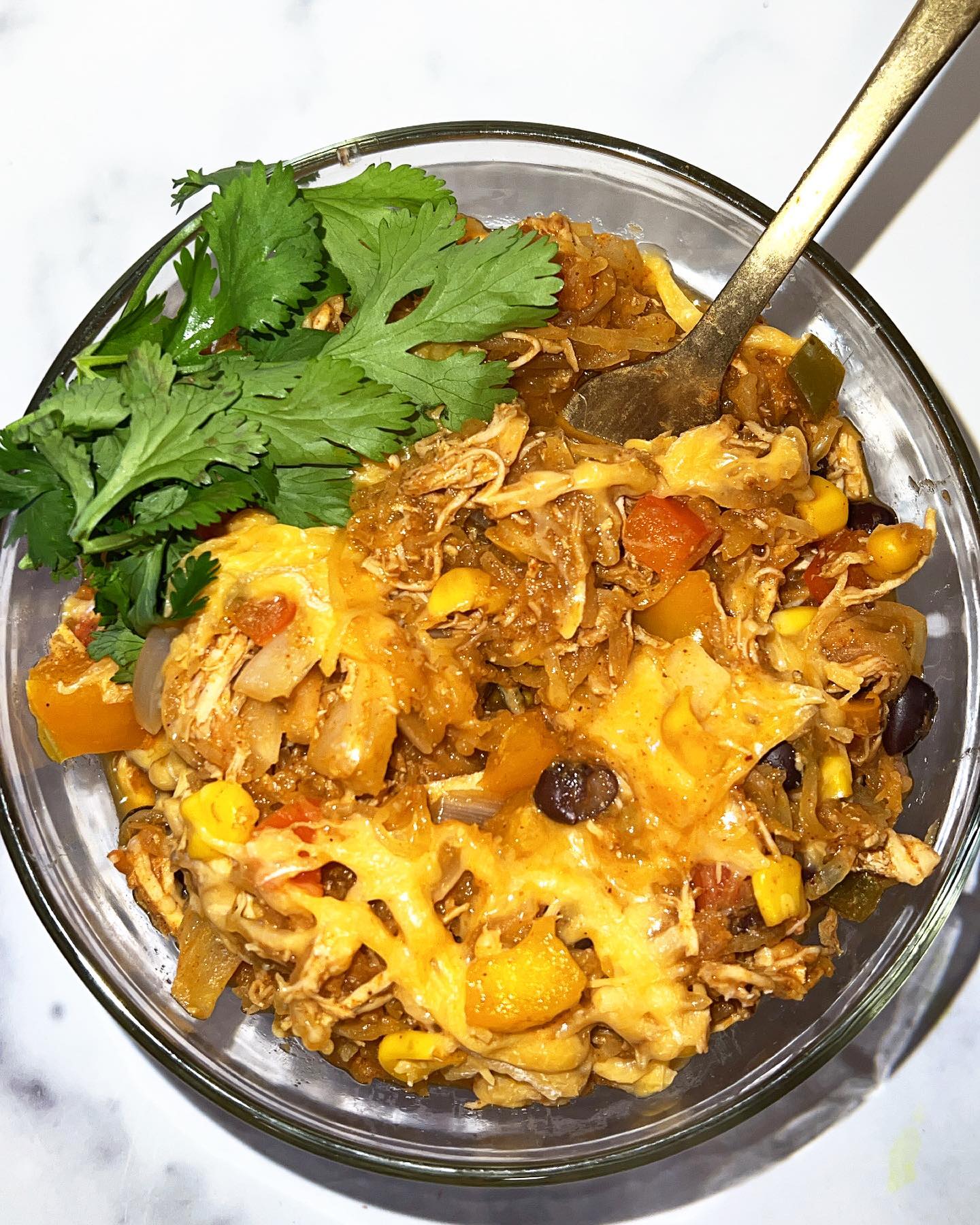 Spaghetti Squash Enchilada Bake